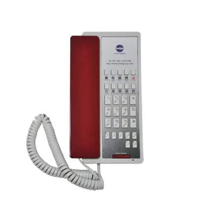Single Line or Two Line SpeakerphoneComply with SIP protocolsSingle Hi-Speed Port ™ Ethernet Port1-Touch, easy-to-use ‘one-touch’ permanent memory keys – 10/5/3/0 key variationsFull Length faceplate area for branding and dialling instructionsMessage waiting indicator compatible with all major hospitality PBXsEZ Message Light ™, MWL with message retrieval functionAutoConnect ™, Busy tone disconnected automaticallyPrivacyGuard ™, Last dialed number is erased after 5 minutesTDM (Analog) and VoIP (SIP) ModelsSpeaker and Handset Volume three-step adjustableMute, Volume, Redial, Flash, HoldDual USB charging ports optional